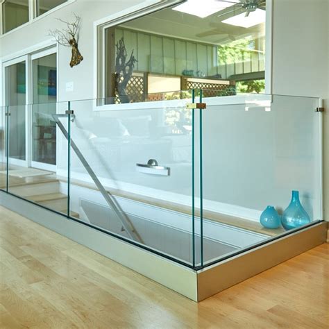 frameless glass balustrade steel top chanel|Frameless Glass Balustrade .